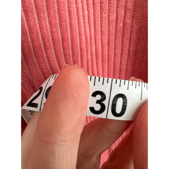 Target Rowing Blazers Pants Womens 8 Pink Corduroy Trousers High Rise Straight - Picture 12 of 13